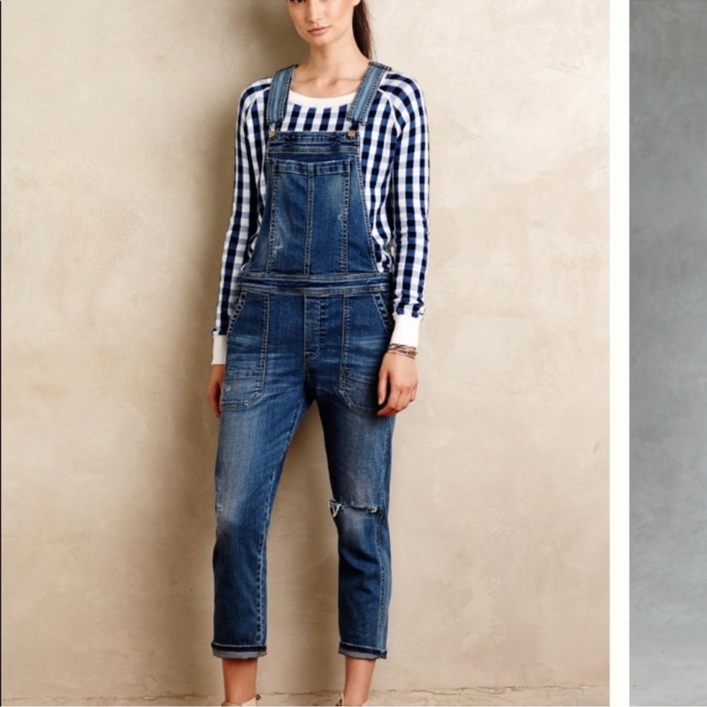 Citizens of Humanity Overalls Distressed knees